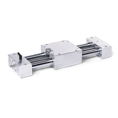 Eixo linear com fuso de esferas - PD1DK series - Inocon GmbH - de tubo duplo / manual / em alumínio