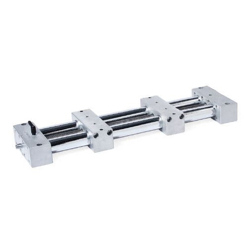 Eixo linear de tubo duplo - PD2E series - Inocon GmbH - manual / em alumínio / de precisão