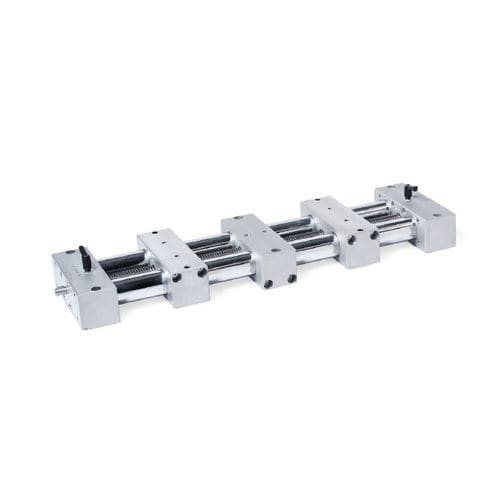 Eixo linear de tubo duplo - PD3E series - Inocon GmbH - manual / em alumínio / de precisão