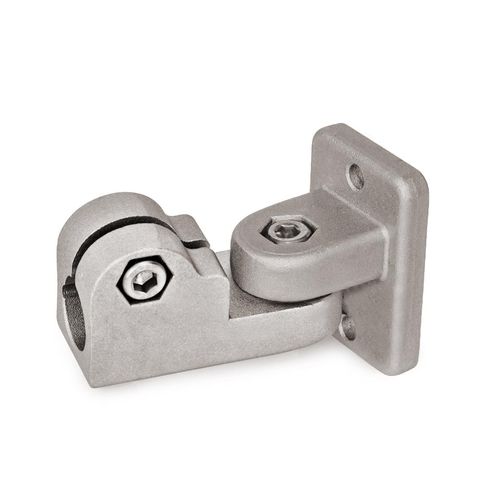 Conector para tubos redondos - GKF series - Inocon GmbH - em aço inoxidável / ajustável