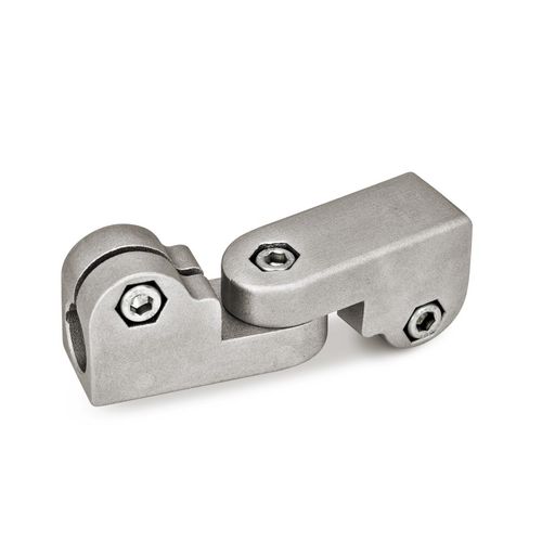 Conector para tubos redondos - GKT series - Inocon GmbH - em aço inoxidável / ajustável