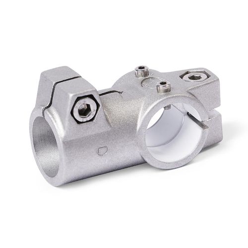 Conector para tubos redondos - TS.E series - Inocon GmbH - em alumínio / ajustável / de correr