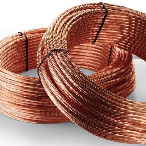 Cabo elétrico em cobre - EN 60228 - Bronmetal - de alimentação / multifilamentos / redondo