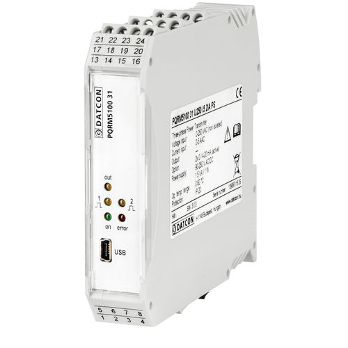 Relé de monitoramento de potência - PQRM5100 31 series - Datcon Industrial Electronics Ltd. - de corrente / de tensão / de frequência