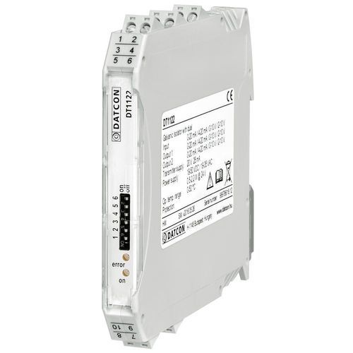 Isolador galvânico - DT1122 dual-output (splitter) - Datcon Industrial Electronics Ltd. - 4-20mA / de tensão / de corrente