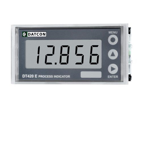 Indicador de processo - DT420 E - Datcon Industrial Electronics Ltd. - de 4 dígitos / com display LCD / para montagem em painel