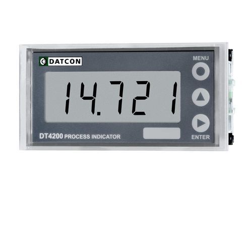 Indicador de processo - DT4200 - Datcon Industrial Electronics Ltd. - com display LCD / de 5 dígitos / para montagem em painel