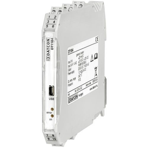 Isolador de sinal galvânico - DT1104 UI RS4 - Datcon Industrial Electronics Ltd. - de corrente / de tensão / 4-20mA