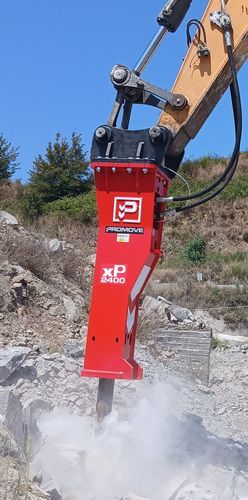 Rompedor de rocha hidráulico - XP2400 - Promove srl - para escavadeira hidráulica