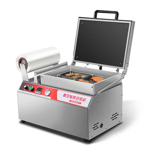 Máquina embaladora manual - DQ240VST series - Zhejiang Dasheng Intelligent Equipment co. ltd - com filme plástico / a vácuo / de carne