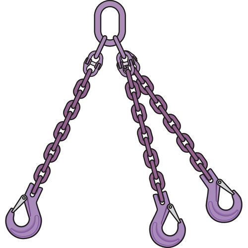 Eslinga de corrente - CSX-375 - Mennens - em liga de aço / ponto de ancoragem