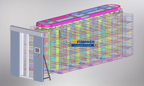 Carrossel de armazenamento horizontal - HCM - Changsha Kenwei Intelligent Technology Co., Ltd - para armazém / para movimentação