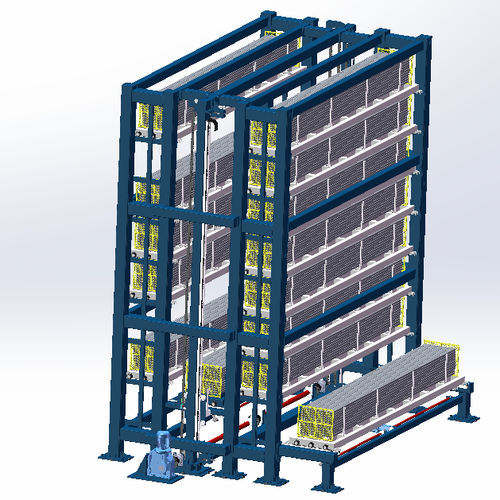 Armazém automático para barras de ferro - VLS - Changsha Kenwei Intelligent Technology Co., Ltd - vertical / para armazém