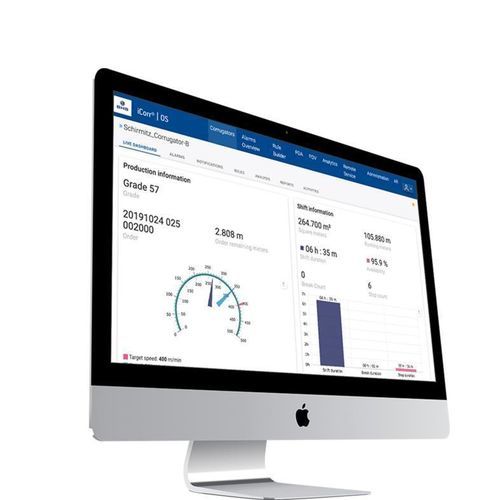 Sistema de monitoramento para máquinas - iCorr® Operations Support - BHS - para manutenção preventiva / para análise de sistemas / de produção