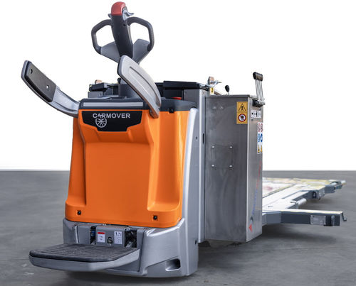 Trator para veículos - CarMover XL - Tracked Machines Italia SRL - elétrico / com rodas / para operador a pé