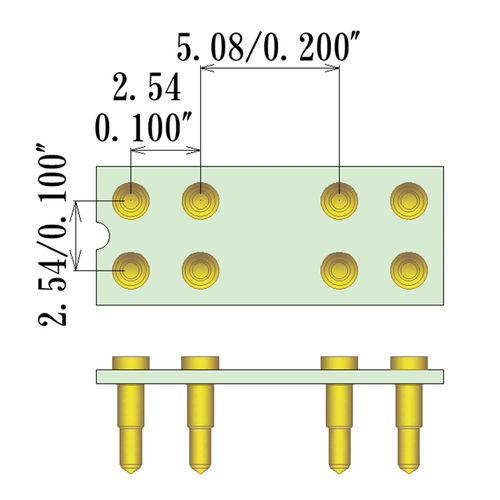 Suporte de relé para circuitos impressos - SCH-8P-xxxx - JC CHERRY INC.