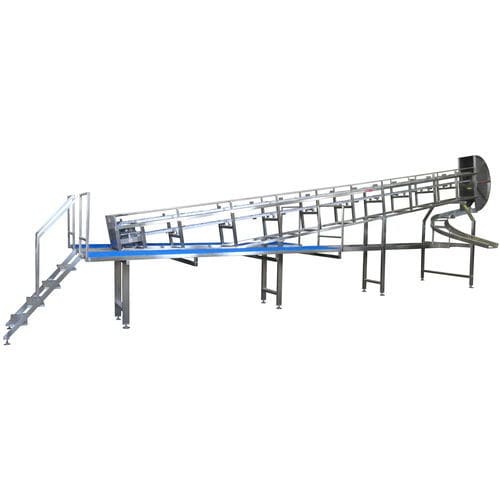 Virador elétrico - TCFD - TABANLI MAKINA SAN VE TIC LTD STI - para caixas / 180° / para a indústria alimentícia