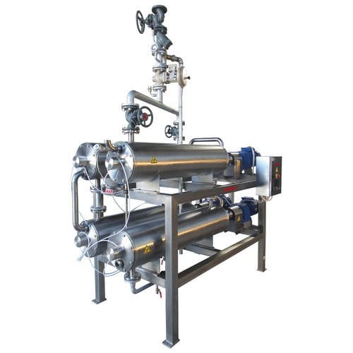 Pasteurizador a vapor - TSSP - TABANLI MAKINA SAN VE TIC LTD STI - rotativo