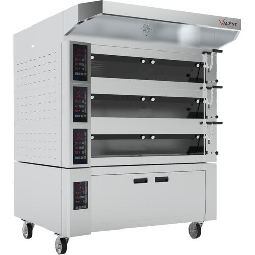 Forno para padaria com andares - VLT EDO series - Valent Bakery Equipment - para pão / de aquecimento / elétrico