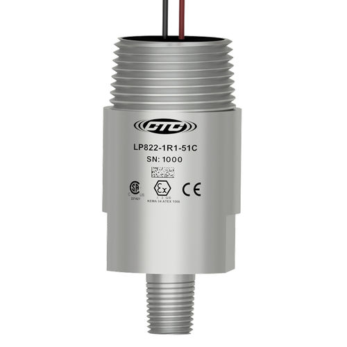 Sensor de vibração por correntes de Focault - LP822-XXX-5XC - CTC - para monitoramento de máquina / com medição de temperatura