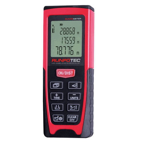 Medidor de distância a laser - RM 80 - Runpotec GmbH - portátil / digital / com cálculo automático de volume