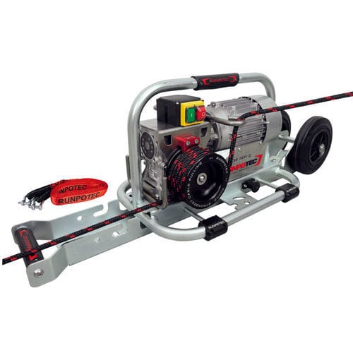 Cabrestante de puxar - CW 800 E - Runpotec GmbH - com motor CC sem escovas / para cabos / de corda