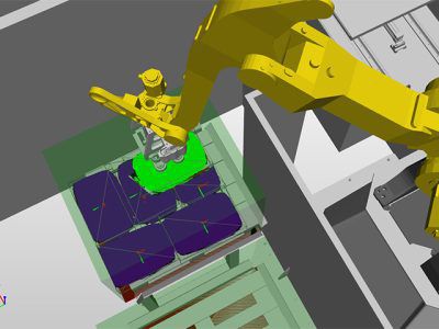 Sistema de visão de coleta a granel - EYET+FLEX - IT-Robotics s.r.l. - com orientação visual / com tecnologia inteligente de classificação / de carregamento