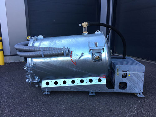 Sistema de aspiração fixo - S-VAC 2000 VA - Altro-Tec GbR - com bomba de vácuo
