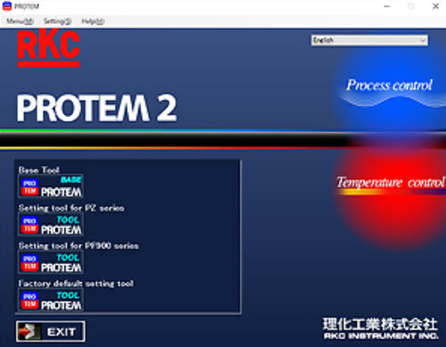 Software de monitoramento - PROTEM2 - RKC INSTRUMENT INC - de medição / de controle / configuração