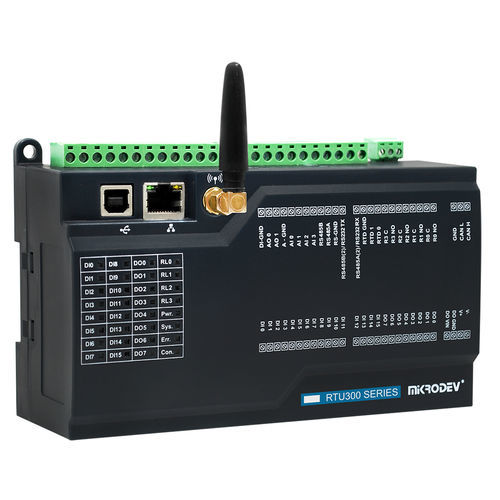 Unidade terminal remota GSM - RTU301-E1L-GA4-B7001 - Mikrodev - Ethernet / RS-485 / IEC 60870-5-104