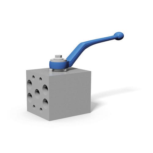 Válvula de esfera - KHZ series  - MHA ZENTGRAF GmbH & Co. KG - de alavanca / com conexão por flange SAE / com rosca