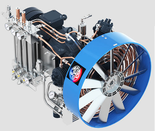 Compressor de pistão - SVD 700/250 - J.A. Becker & Söhne GmbH & Co. KG - de ar / com motor elétrico / portátil