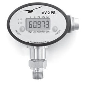 Manômetro absoluto - DV-2PS - Italmanometri S.r.l - de pressão relativa / com display LCD / G 1/4