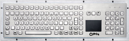Teclado de mesa - IPC4-KBRD-TP-8605T-EN - IPC4 - ICC Digital Industrial Technologies Bv - com teclas mecânicas / 103 teclas / com touchpad