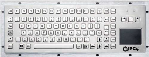Teclado de mesa - IPC4-KBRD-TP-8606T-EN - IPC4 - ICC Digital Industrial Technologies Bv - com teclas mecânicas / 89 teclas / com touchpad