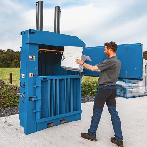 Prensa enfardadeira para papelão - 450 - MACFAB BALERS - para resíduos / para filme plástico / vertical