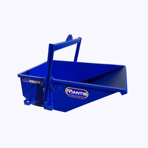 Caçamba basculante metálica - Mantis Cranes - para resíduos / elevatória / automática