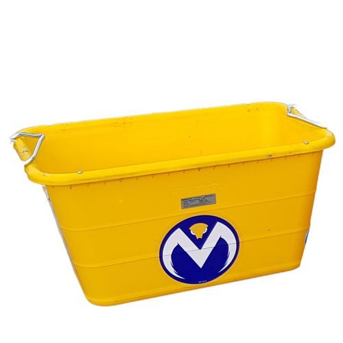 Caixa para argamassa em material plástico - Mantis Cranes - metálica / de movimentação / para o setor da construção