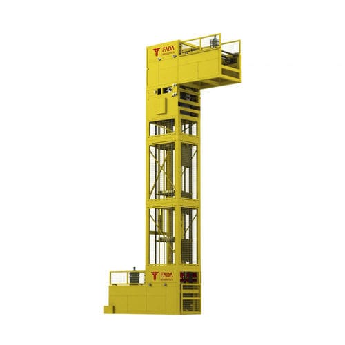 Transportador de corrente - VCS - Fada Engineering - vertical / em aço inoxidável