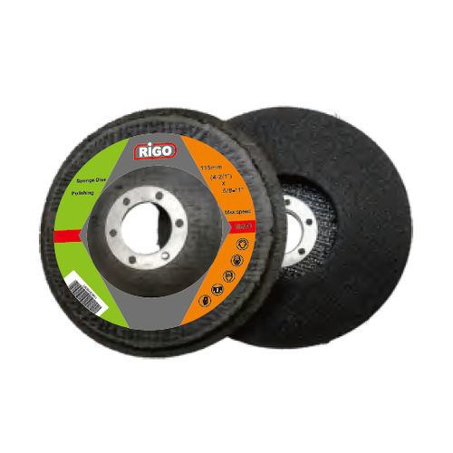 Disco abrasivo esponja - DanYang Rigo Abrasives Co., Ltd. - para acabamento / para polimento / para retificação