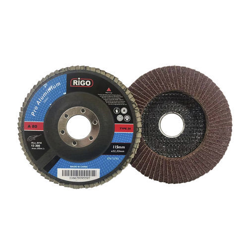 Disco lamelar para aço inoxidável - 10FA series - DanYang Rigo Abrasives Co., Ltd. - de acabamento / de óxido de alumínio / de polimento