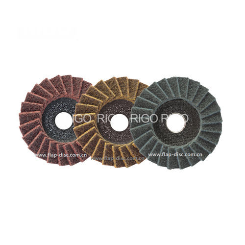 Disco lamelar em não tecido - 10FN series - DanYang Rigo Abrasives Co., Ltd. - para aço inoxidável / de acabamento / de polimento