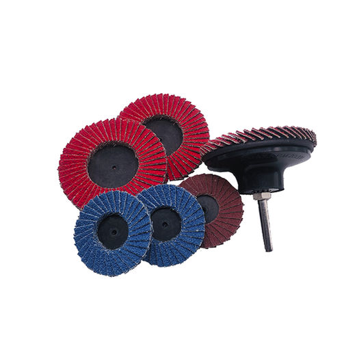 Disco lamelar para aço inoxidável - DanYang Rigo Abrasives Co., Ltd. - em cerâmica / de óxido de alumínio / com suporte de plástico