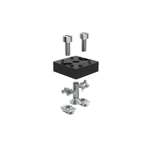 Elemento de fixação para perfis de alumínio - FAS 505 series - Robotunits GmbH - em aço / em aço zincado / galvanizado