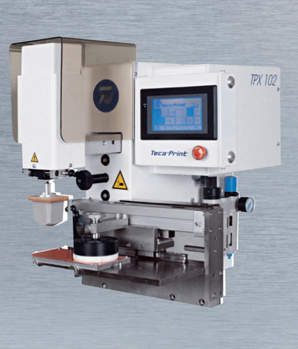Máquina tampográfica de tinteiro fechado - TPX 102 - Teca-print - automática / monocromática / para a indústria relojoeira