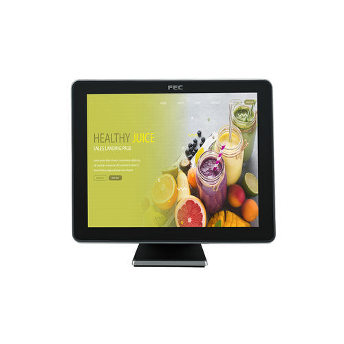 Monitor TFT - AM-1017 - FEC - com tecnologia capacitiva projetada / com tela sensível ao toque resistiva com 5 fios / 17"