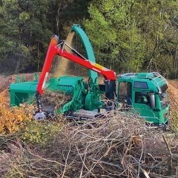 Triturador de galhos móvel - JENZ GmbH Maschinen- und Fahrzeugbau