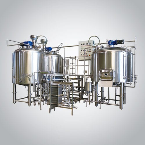 Sistema de brassagem micro - Shandong Tiantai Beer Equipment Co.,Ltd - para aplicações industriais / em aço inoxidável / com aquecimento a vapor