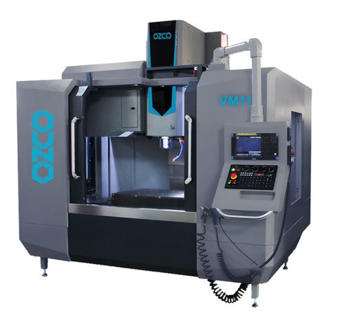Centro de usinagem CNC vertical - VM11 - Ozco Metalworking Machines - de 3 eixos / com mesa rotativa / BT 40