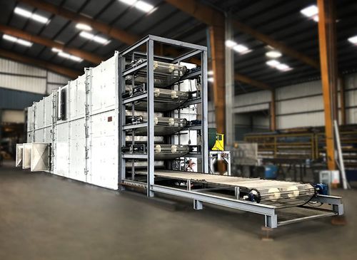 Forno com esteira transportadora - Epcon Industrial Systems, LP - de indução / horizontal / industrial